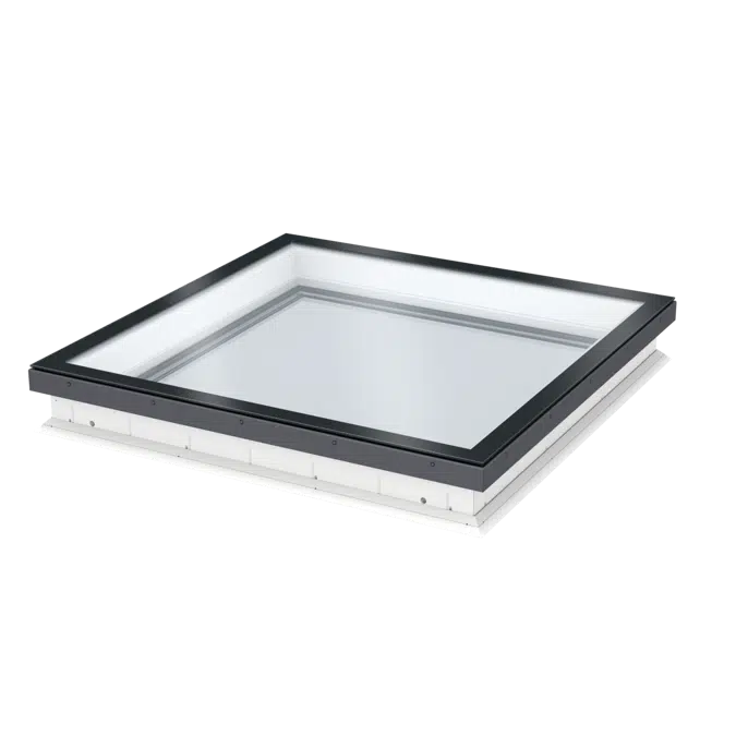 Fixed glass rooflight w. flat glass CFU ISU2093
