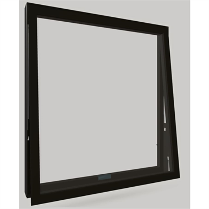 BIM objects - Free download! Modern Awning Push Out Window | BIMobject