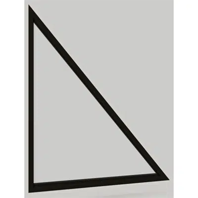 Modern Direct Glaze Right Triangle Window图像