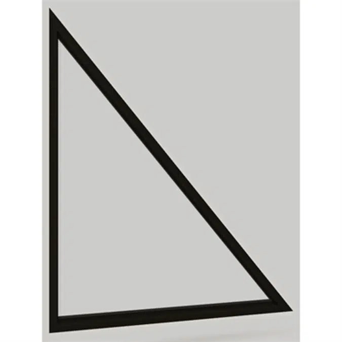 Modern Direct Glaze Right Triangle Window