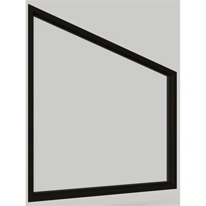 Modern Direct Glaze Trapezoid Window