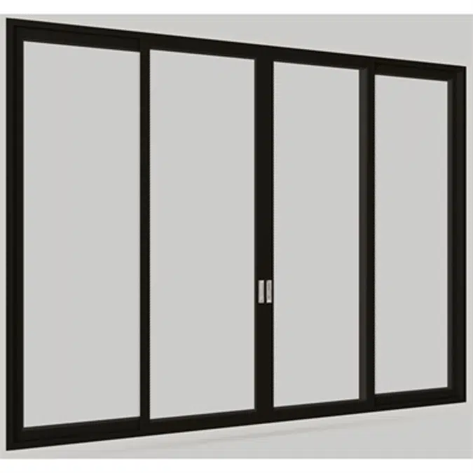 Modern Multi-Slide Stacked Door Bi-Parting