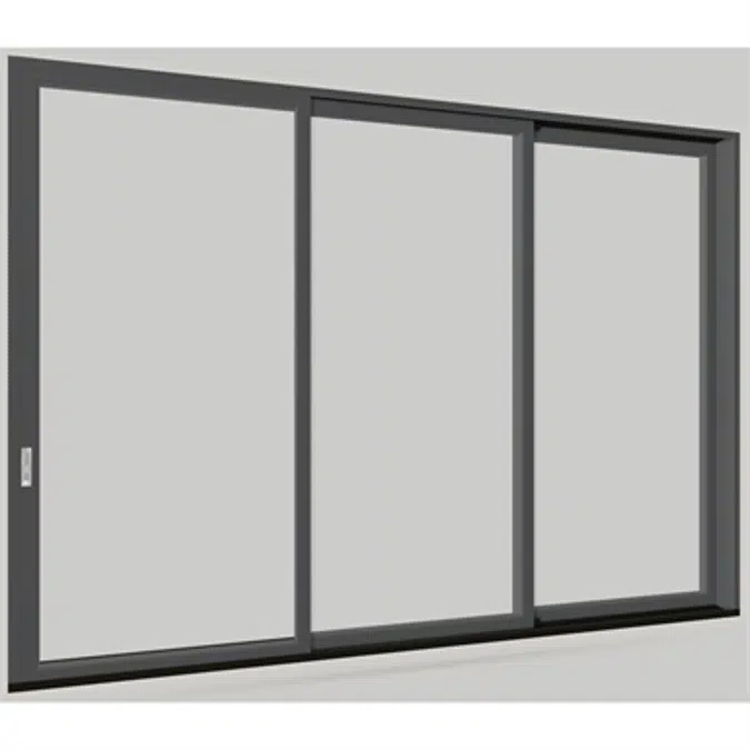 Modern Multi-Slide Stacked Door Uni-Directional