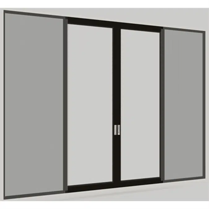 Modern Multi-Slide Pocket Door Bi-Parting
