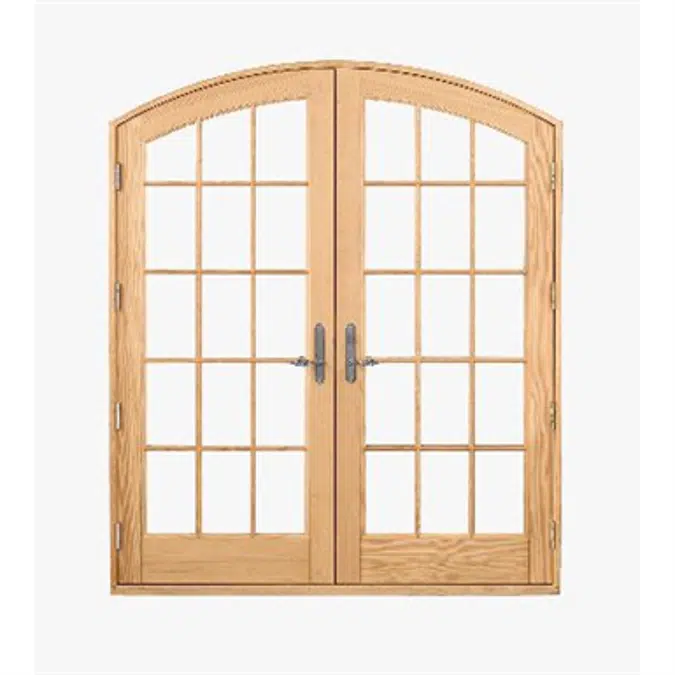 Ultimate Swinging French Door Arch Top