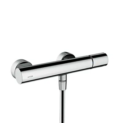 AXOR Uno Single lever shower mixer for exposed installation with zero handle 45600820图像