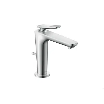 Image for AXOR Citterio C Single lever basin mixer 125 with CoolStart and pop-up waste set - cubic cut