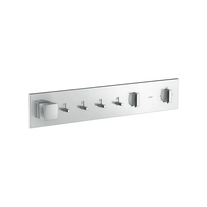 AXOR ShowerComposition Thermostatic module 610/110 for concealed installation for 4 functions