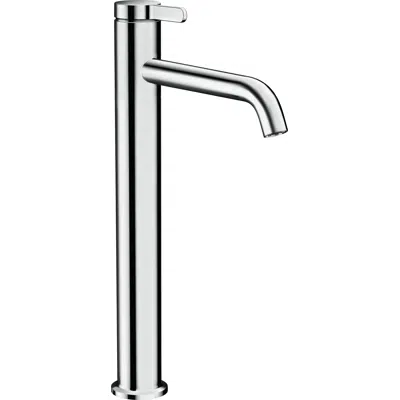 48002XXX AXOR One Single lever basin mixer 260 with lever handle for wash bowls with waste set için görüntü