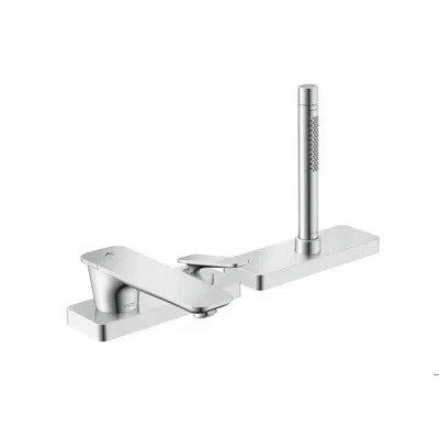 Image for 49431USA AXOR Citterio C 3-hole bath mixer with sBox - cubic cut