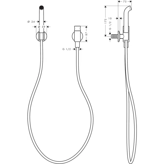 48655XXX AXOR One Affusion pipe set
