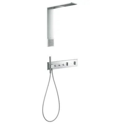 kuva kohteelle AXOR ShowerComposition Shower module 110/220 1jet 2.5 GPM with shoulder shower