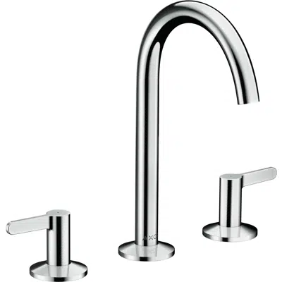 Image for AXOR One 3-hole basin mixer 170 with push-open waste set