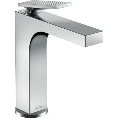 Image for AXOR Citterio Single lever basin mixer 160 with lever handle and pop-up waste set - rhombic cut