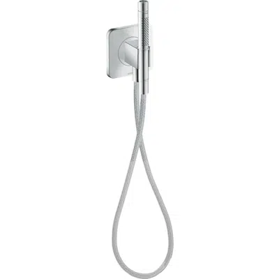 bilde for AXOR Citterio C Porter unit 120/120 softsquare with baton hand shower 2jet 2.5 GPM and textile shower hose