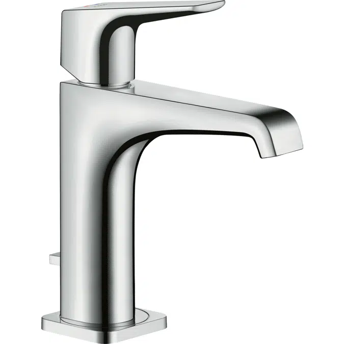 AXOR Citterio E Single lever basin mixer 130 with lever handle and pop-up waste set 2 ticks