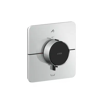 Image for 36755CHN AXOR ShowerSelect ID Thermostat for concealed installation softsquare for 2 functions bath tub