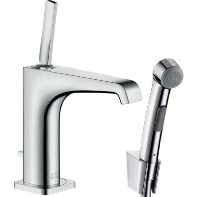 Image for AXOR Citterio E Single lever basin mixer 130 with bidette hand shower and shower hose 1.60 m
