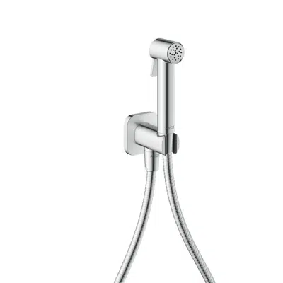 Image for 29241XXX AXOR Bidette Showers Bidette hand shower 1jet softsquare for cold water with shower holder and hose 1.25 m