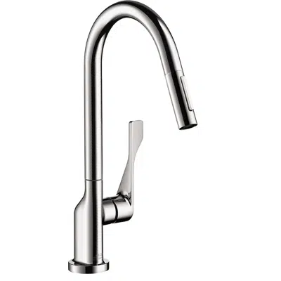 imagem para AXOR Citterio Single lever kitchen mixer 250 with pull-out spray 1.75 GPM