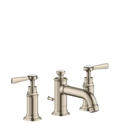 Image for AXOR Montreux 3-hole basin mixer 30 with lever handles and pop-up waste set 16535820