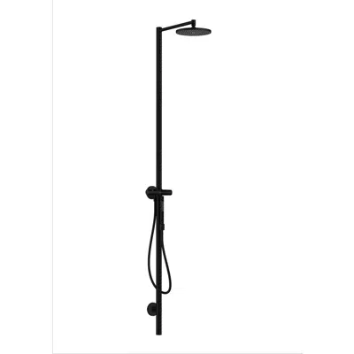 Image for AXOR Starck Nature shower column with overhead shower 240 1jet 2 ticks