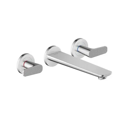 Image for 49483XXX AXOR Citterio C 3-hole bath mixer for concealed installation wall-mounted - cubic cut
