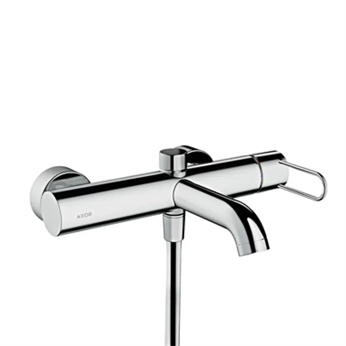 AXOR Uno bath mixer wall loop chrome