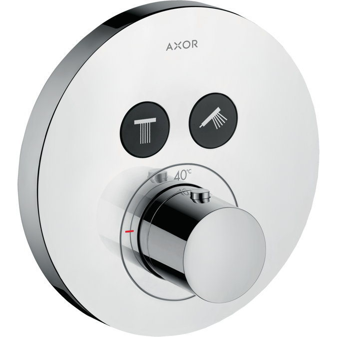BIM objects - Free download! AXOR ShowerSolutions Thermostat for ...