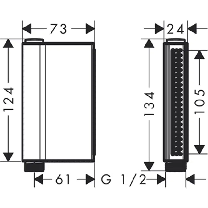 AXOR One Hand shower 2jet chrome