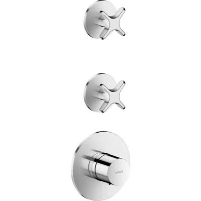 Image for 48712XXX AXOR One Thermostatic module for concealed installation for 2 functions with cross handle
