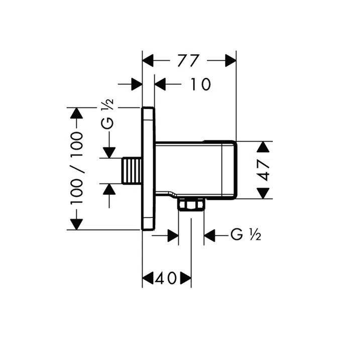 AXOR ShowerSolutions Porter unit softsquare