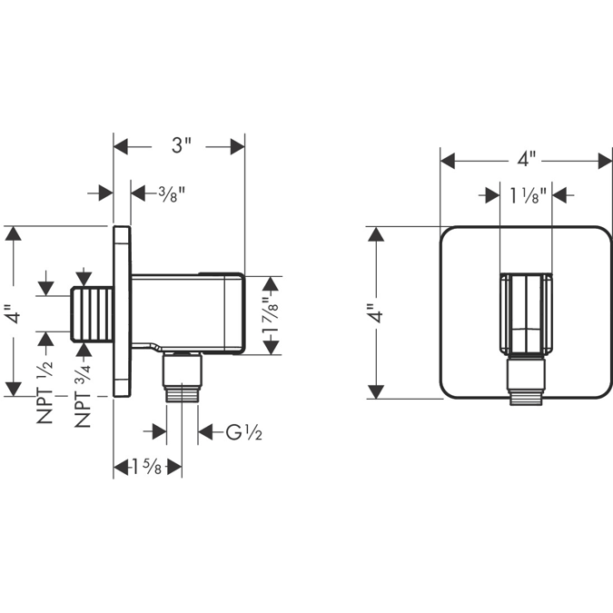 BIM objects - Free download! AXOR ShowerSolutions Porter unit ...