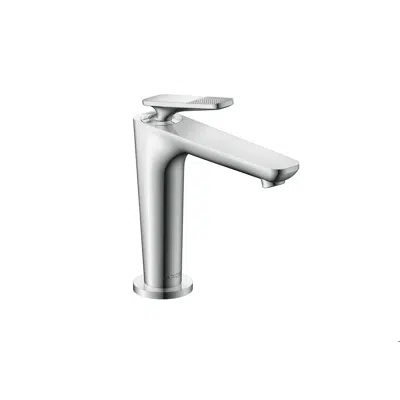 Image for 49043SGP AXOR Citterio C Single lever basin mixer 125 with CoolStart and push-open waste set - cubic cut 3 ticks