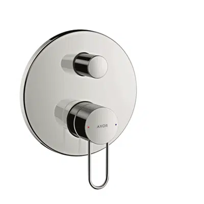 AXOR Uno Single lever bath mixer for concealed installation with loop handle and integrated security combination according to EN1717 38428820