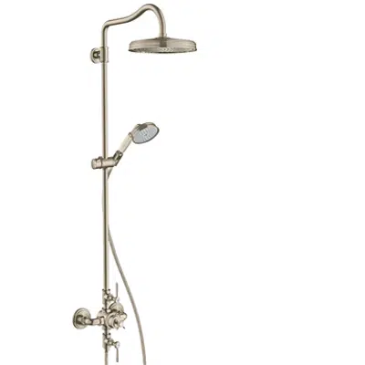 Image for AXOR Montreux Showerpipe with thermostat and overhead shower 240 1jet 16572820