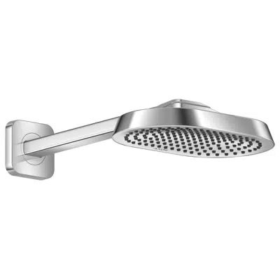 39770XXX AXOR ShowerSphere Overhead shower 250/160 1jet EcoSmart+ with shower arm图像