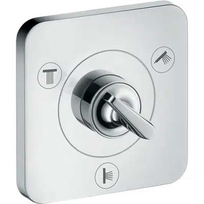 Image for AXOR Citterio E Shut-off/ diverter valve Trio/ Quattro 120/120 for concealed installation