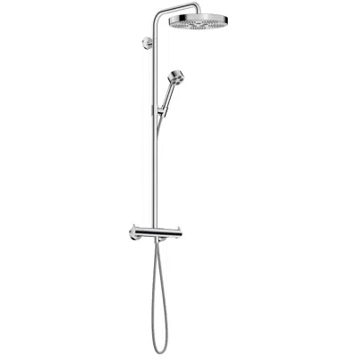 afbeelding voor 48794XXX AXOR One Showerpipe with thermostat and overhead shower 280 1jet