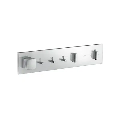 AXOR ShowerComposition Thermostatic module 540/110 for concealed installation for 3 functions图像
