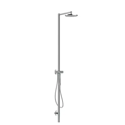 Image for AXOR Starck Shower column with thermostat and overhead shower 240 1jet 2 ticks
