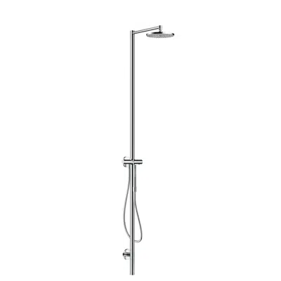 Obrázek pro AXOR Starck Shower column with thermostat and overhead shower 240 1jet 2 ticks