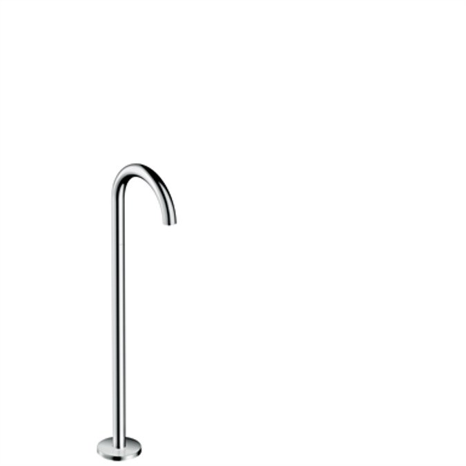 AXOR Uno Bath spout curved floor-standing 38412000