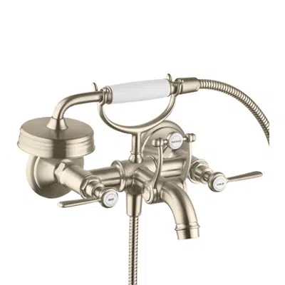 AXOR Montreux 2-handle bath mixer for exposed installation with lever handles 16551820图像