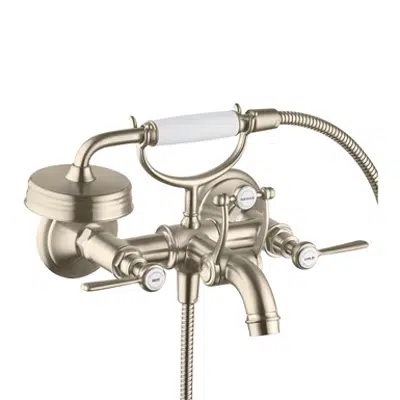 AXOR Montreux 2-handle bath mixer for exposed installation with lever handles 16551820