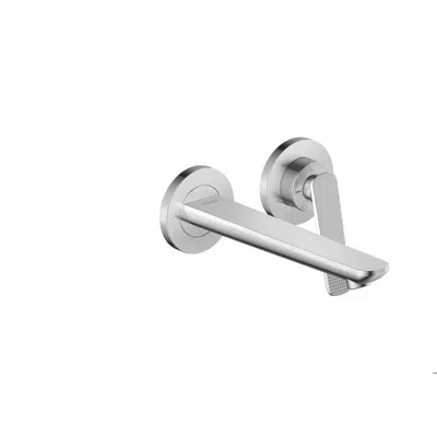 Image for 49111CHN AXOR Citterio C Single lever basin mixer for concealed installation wall-mounted with spout 195 mm - cubic cut