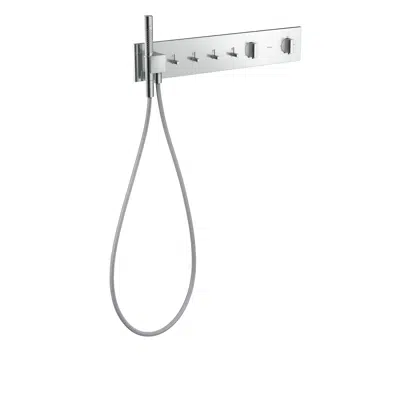 AXOR ShowerComposition Thermostatic module 610/110 for concealed installation for 4 functions图像