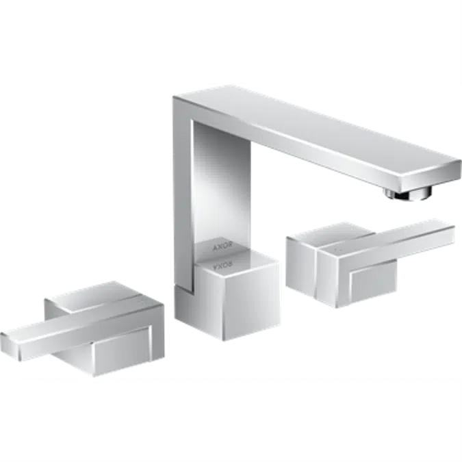 AXOR Edge 3-h.basin mixer chrome