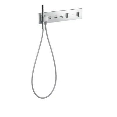 AXOR ShowerComposition Thermostatic module 540/110 for concealed installation for 3 functions图像