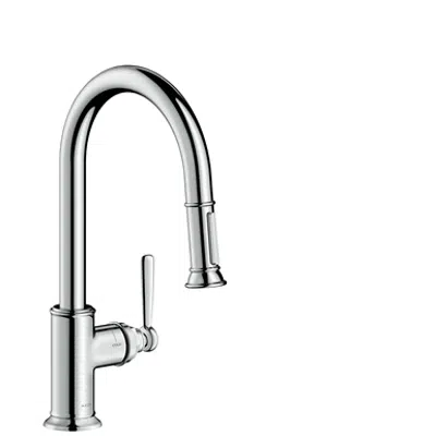 AXOR Montreux Single lever kitchen mixer 180 with pull-out spray 16581800